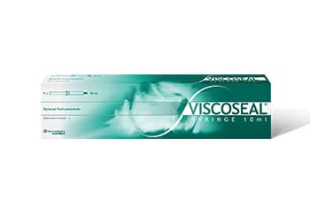 VISCOSEAL® SYRINGE is injected immediately after arthroscopy, a hyaluronic acid product